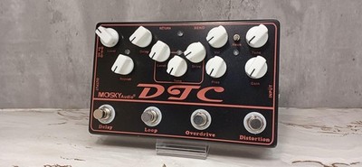 MOSKY DTC Gitarren-Effekt-Pedal Verzerrung Overdrive Delay Loop gebraucht