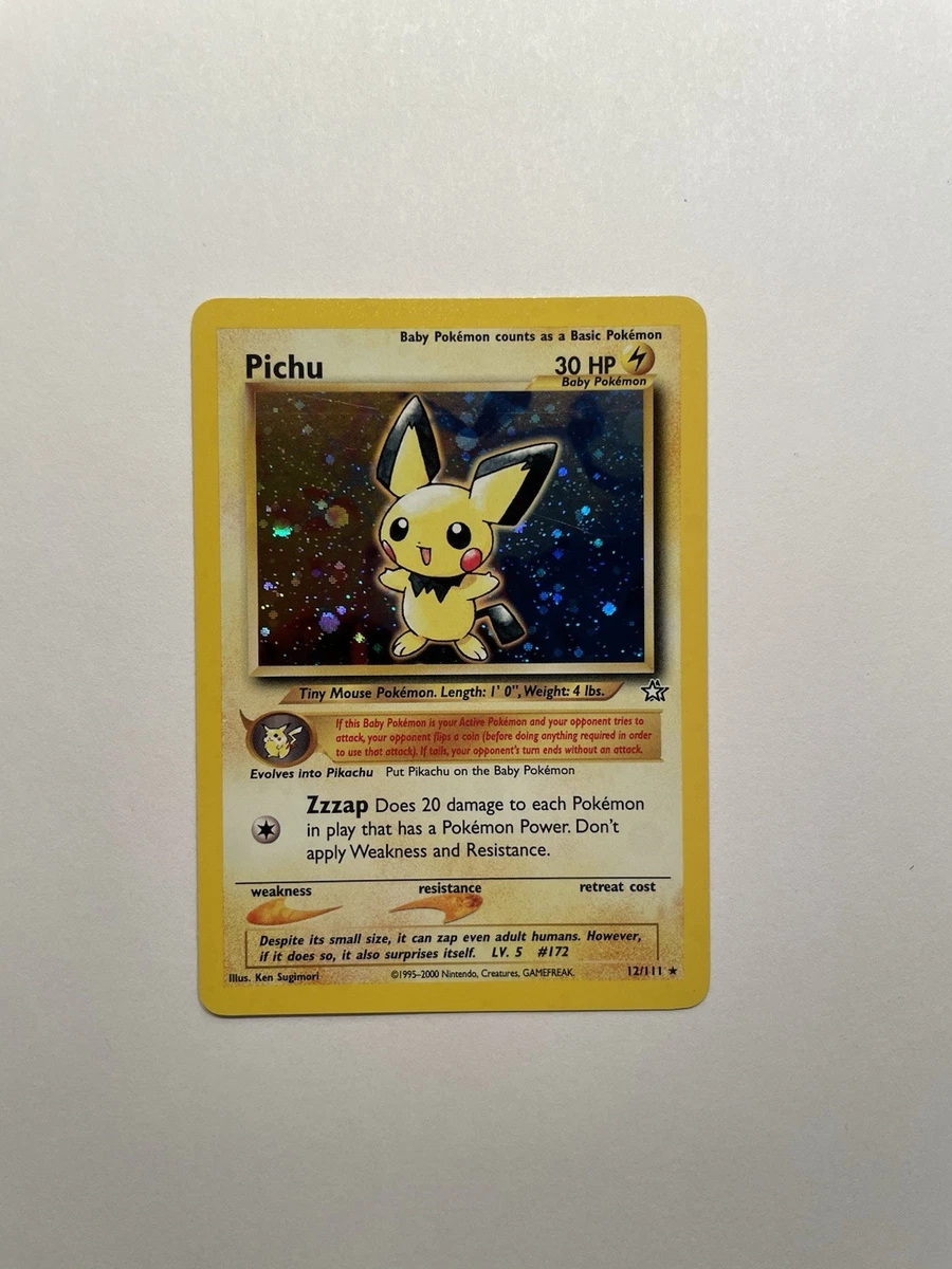 Pichu Pokémon TCG Cards for sale | eBay