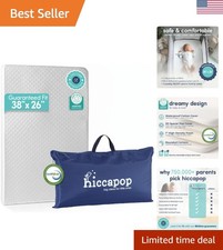 Playard Mattress Pad 38"x26"x1.25", Playpen Pad, Portable Crib Mattress with ...