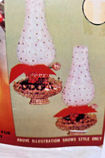 Walco HOLIDAY LAMPS Vintage Sequin Bead Christmas Ornament Kit Makes 2 1977 NOS