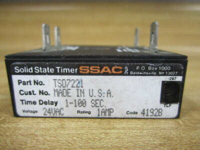 SSAC TSD7221 Solid State Timer