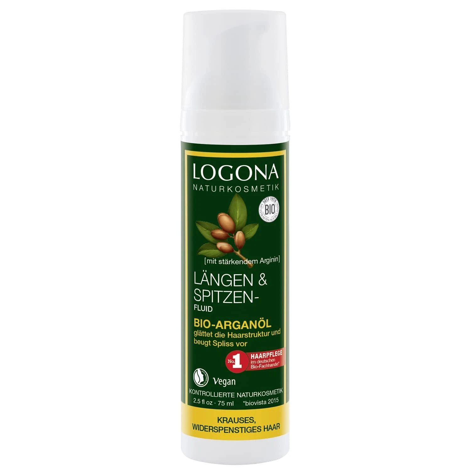 LOGONA Shine Hair Fluid 75ml Hair Milk Out-of-Bath Treatment Japan Hair Care