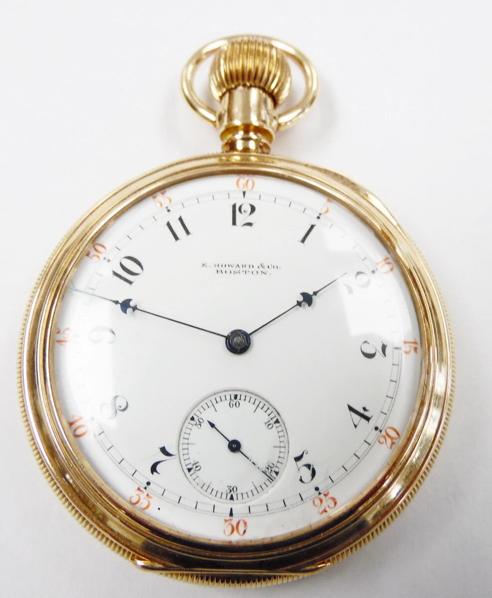 E howard pocket watch top