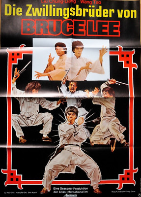 E177 Kinoplakat  DIE ZWILLINGBRÜDER VON BRUCE LEE