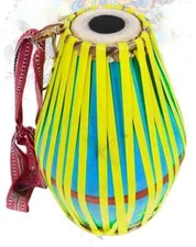 Blue Fiber Mridangam / Khol  Small Size Lightweight Indian Percussion Instrument