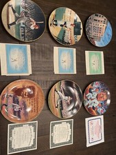 Yankee collectable baseball plates. No original boxes