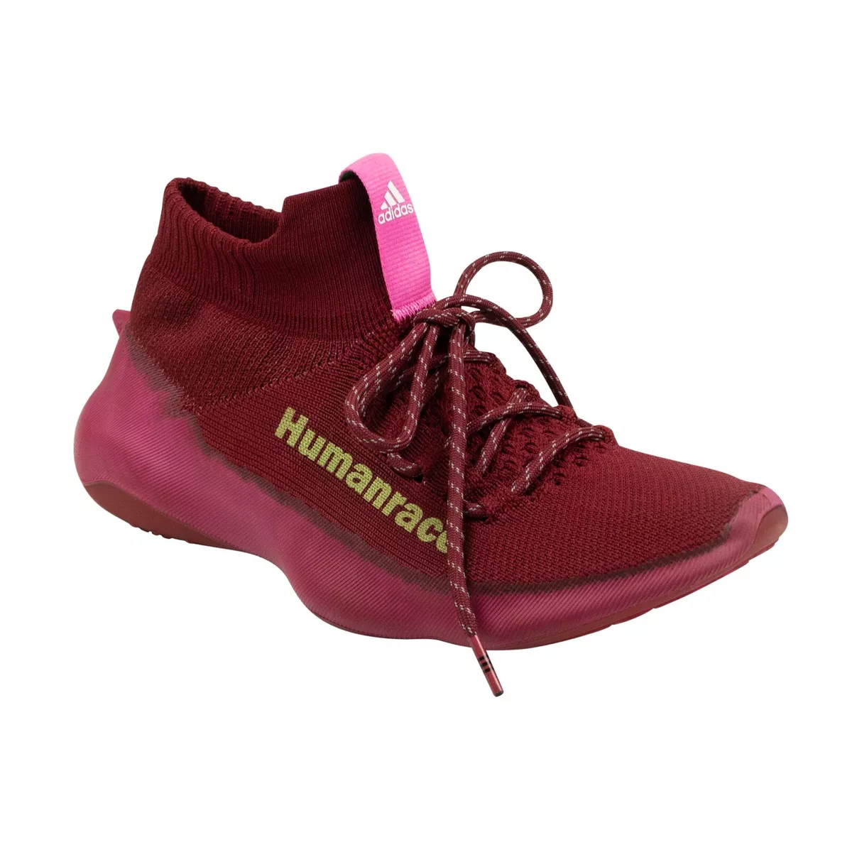 NIB ADIDAS Burgundy Pharrell x Human Race Sichona Sneaker Size 6