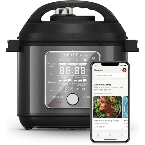 Instant Pot Pro Plus Wi-Fi Smart 10-in-1, Pressure Cooker, Slow Cooker
