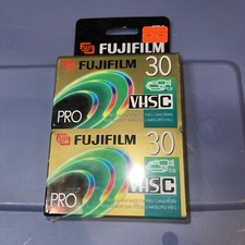 2 - FUJIFILM TC-30 Premium High-Grade Cassette Tapes VHS-C Camcorder New  