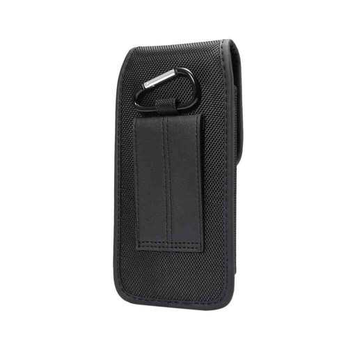 Belt Case for Huawei Honor 7C Cover with Card Holder Design in Leather and Ny... - Picture 2 of 6