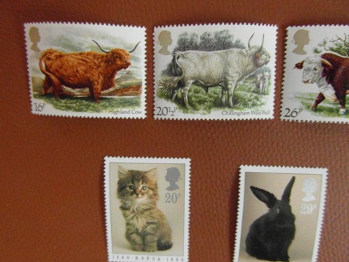 Stamps Great Britain LM mint fish/fauna/cattle to 37p sets 1983-90 - Picture 2 of 5