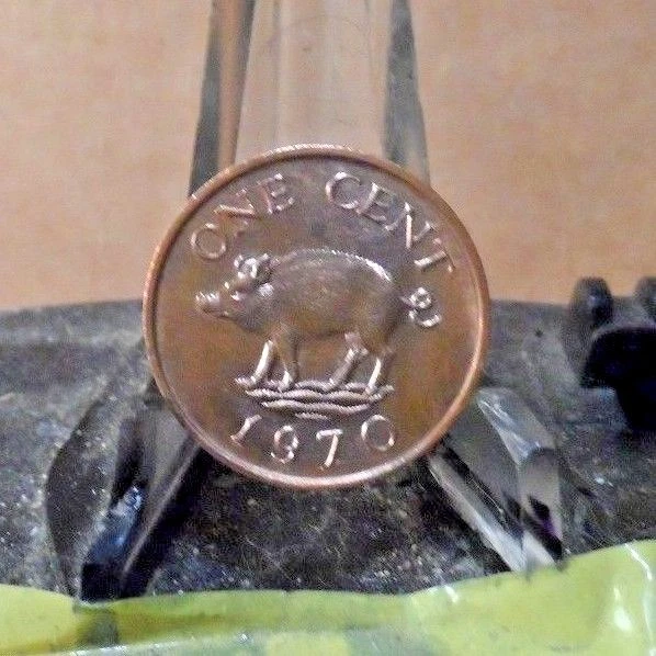 CIRCULATED 1970 ONE CENT BERMUDA COIN (41418)1 - Image 2 of 3