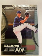 2020 Prizm Warming in the Pen #WIP-14 MacKenzie Gore - San Diego Padres