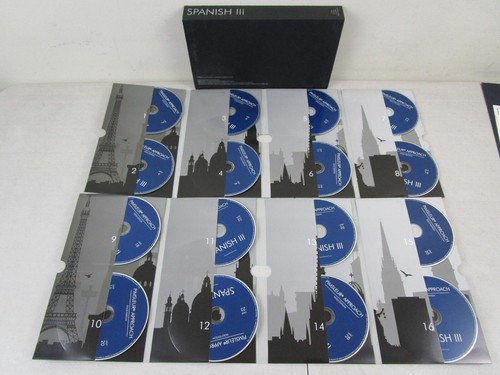 Pimsleur Approach Gold Edition Spanish 1 2 & 3 Language Learning Audio 48 CDs - Picture 8 of 8