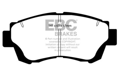 EBC Greenstuff Front Brake Pads for Toyota Progress 3.0 (98 > 07)