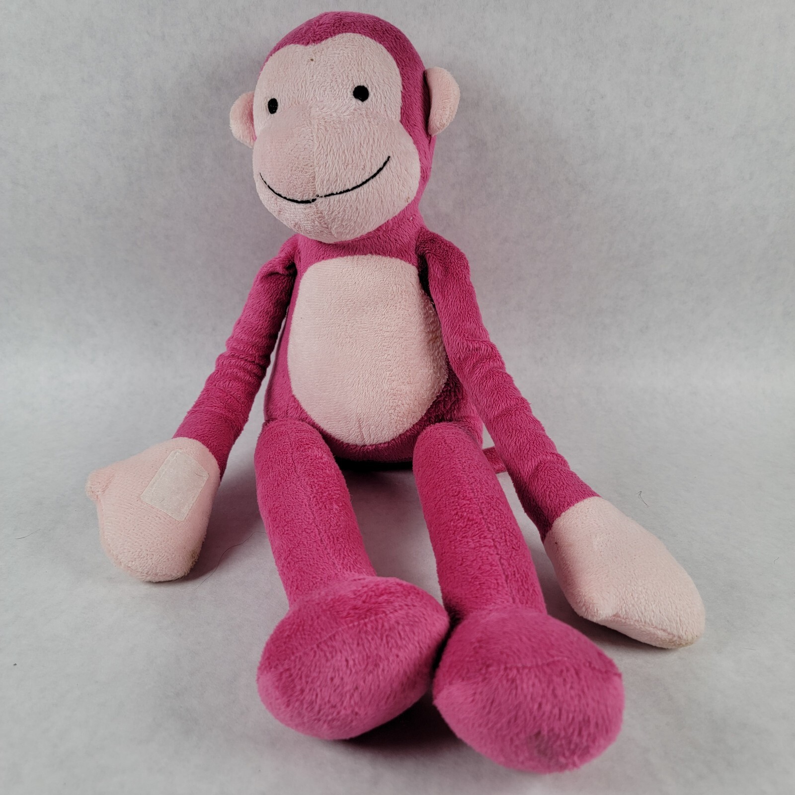 pink stuffed monkey