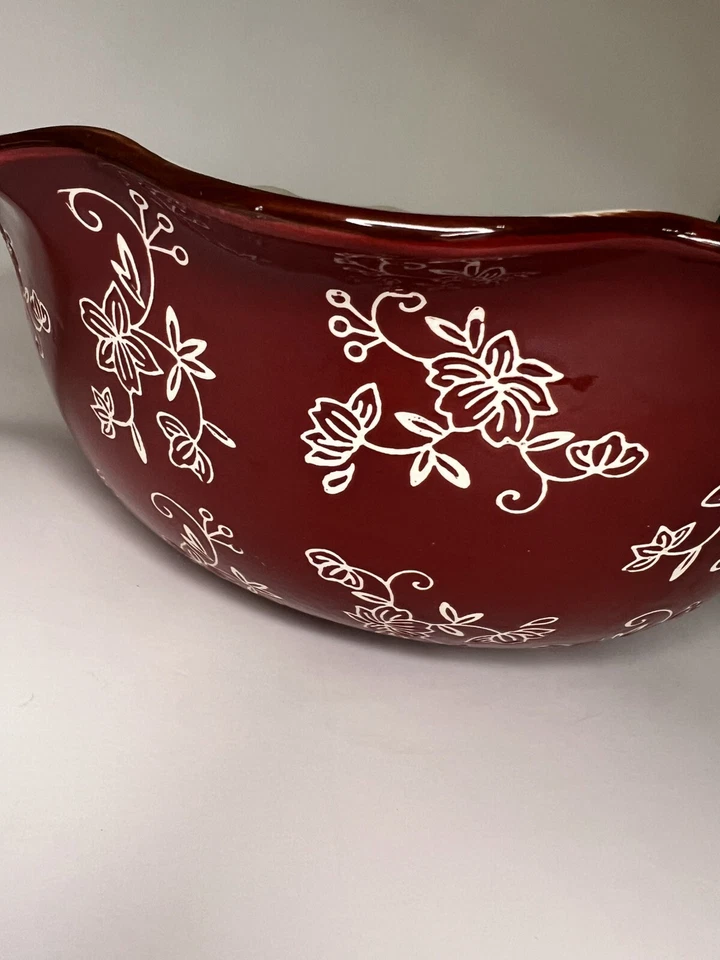 Temp-tations Bakeware Nesting Serving Bowls - Rojo Foto 4 de 4