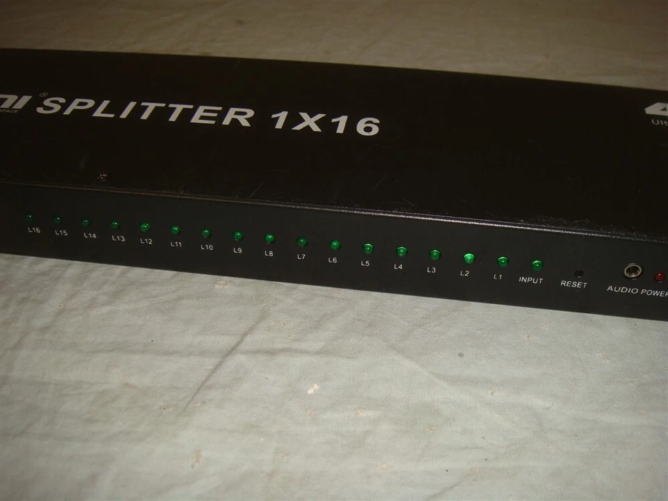1X16 POWERED 4K ULTRA HD HDMI SPLITTER W CONNECTION LED'S -READ! - Image 3 of 4