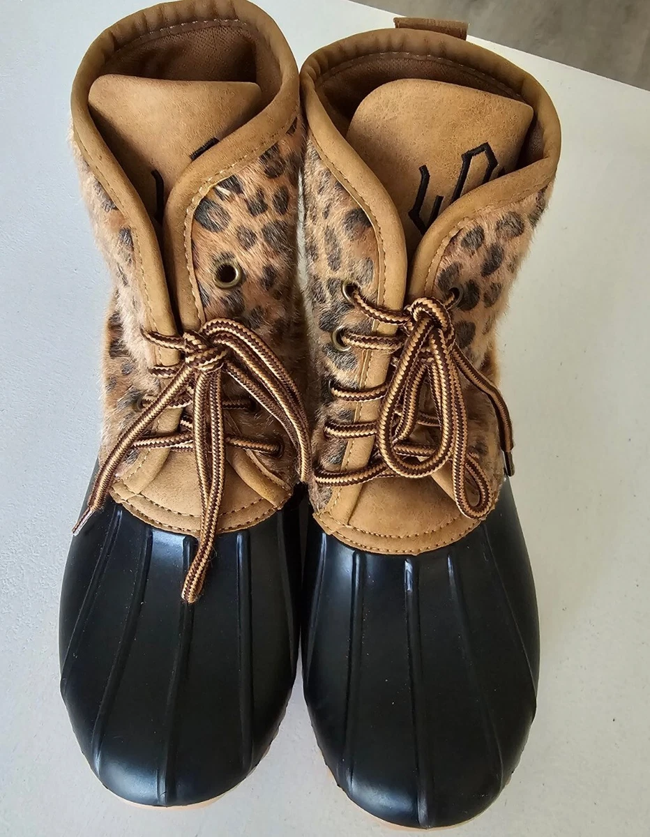 Girls size top 3 duck boots