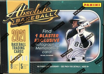 2021 Panini Absolute Baseball Blaster Box Factory Sealed