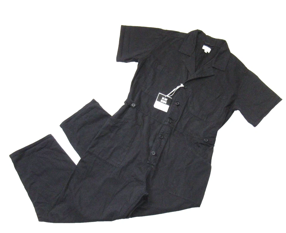 com etiquetas Novo com etiquetas Pistola Grover em algodão preto desbotado terno de campo relaxado G1N - Imagem 2 de 4