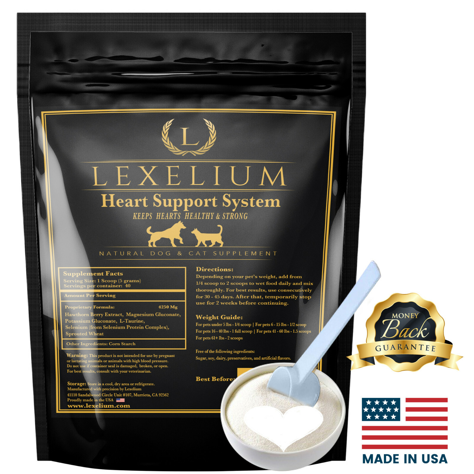  Heart Supplement for Dogs and Cats | Provides Excellent Cardiovascular Support 