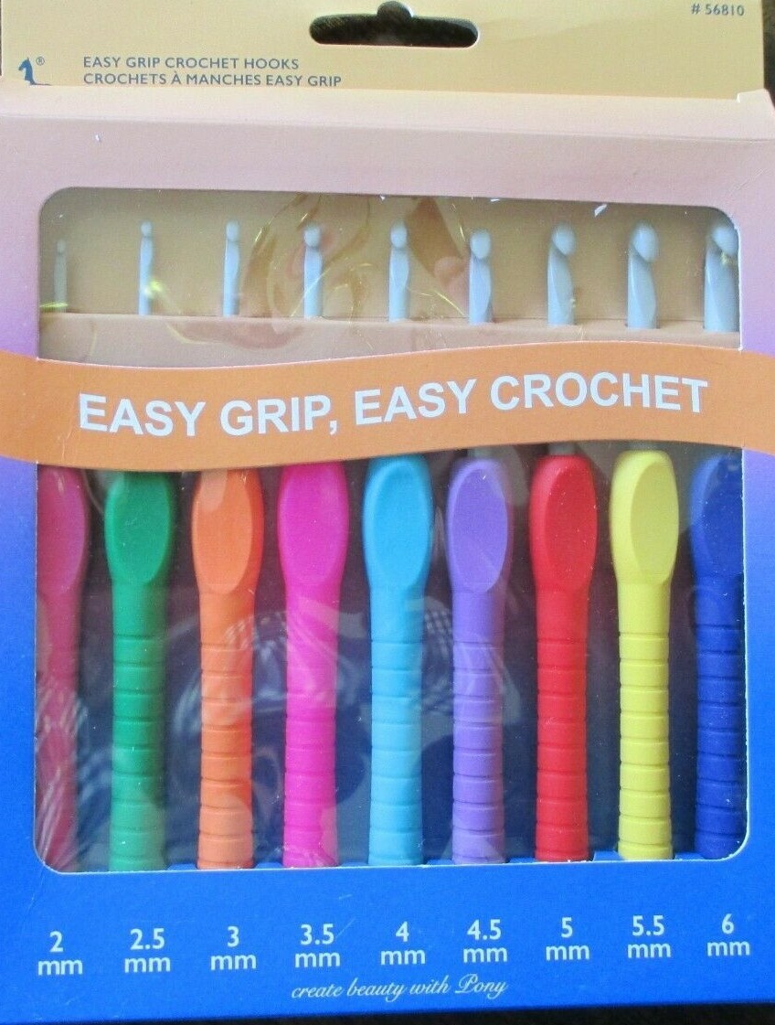 Pony Easy Grip Crochet Hooks 2mm-6mm