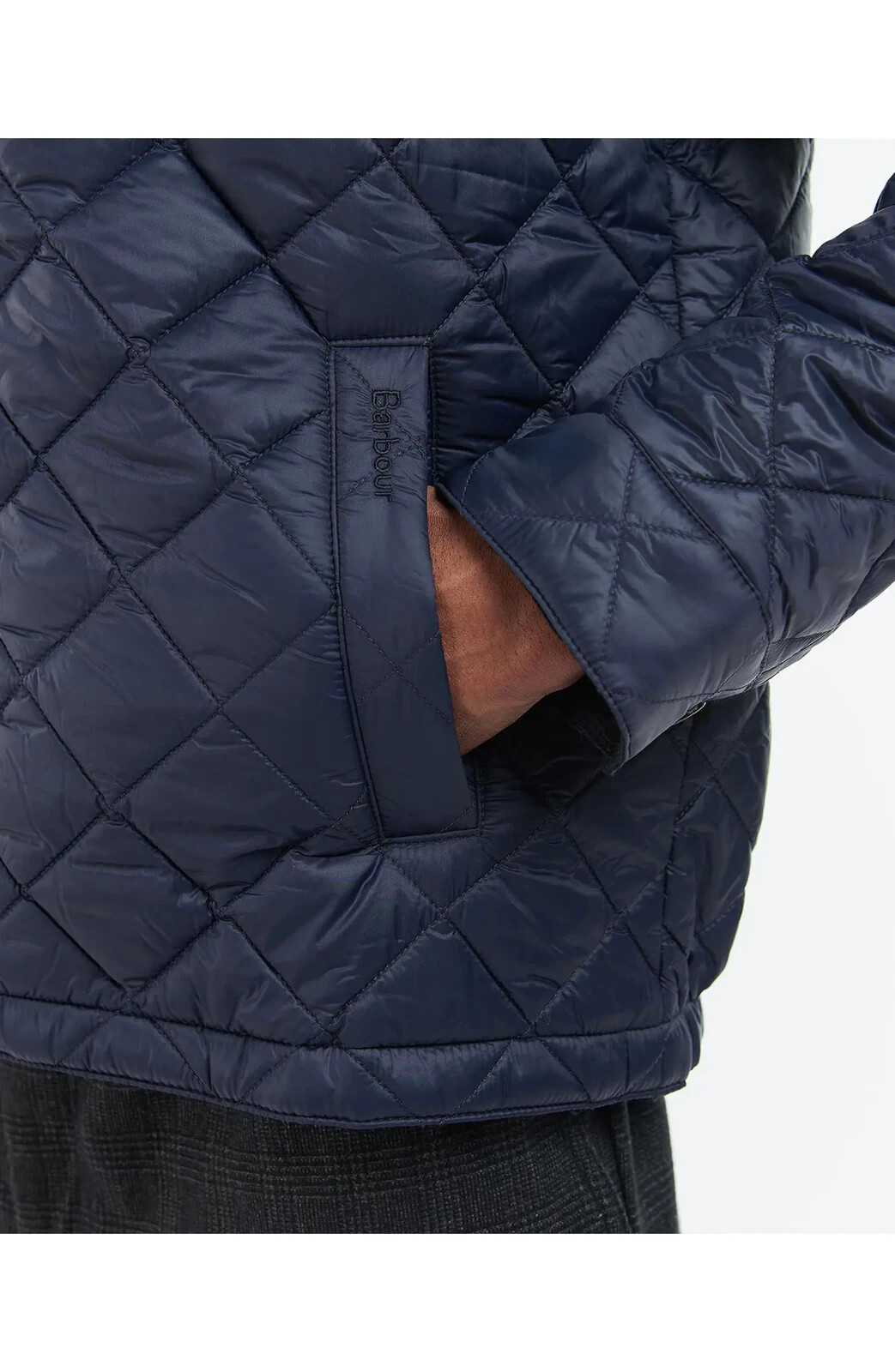Barbour Mens Biddel Navy Blue Quilted Jacket X6204 Size XXL image 4