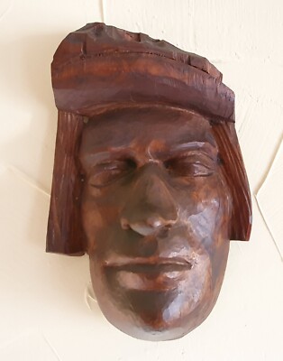 KOLUMBUS DENKMAL aus Holz von Prof. Ludwig Habich *1872 +1949 ca. 29 X 19 X 9 cm