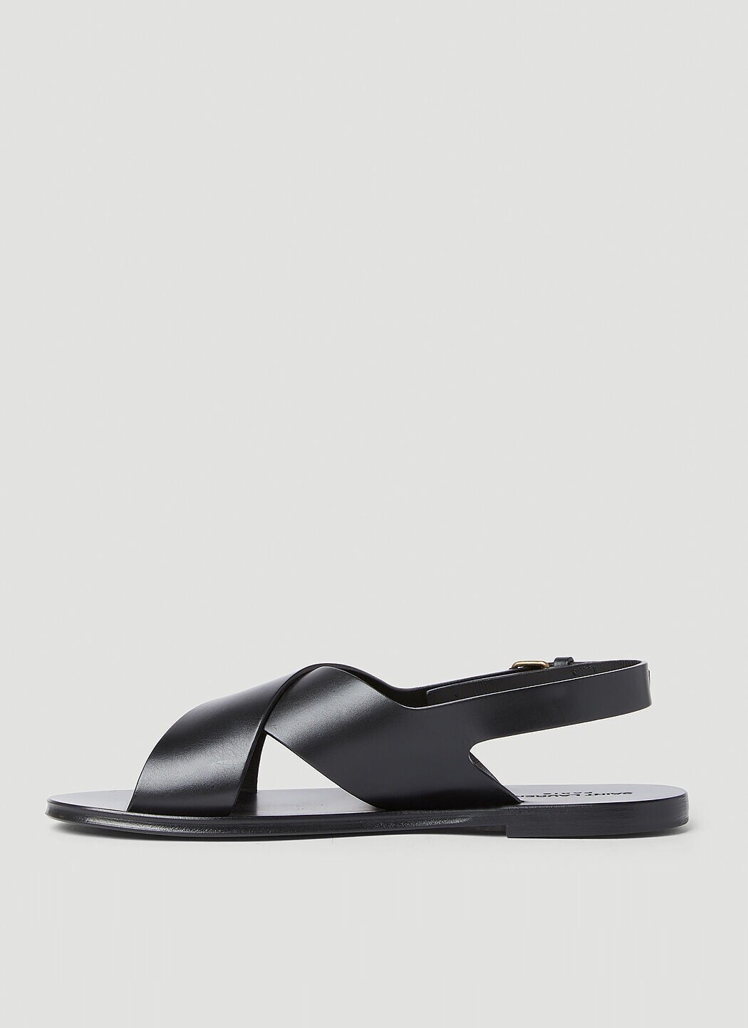 Sandali Saint Laurent Mojave in pelle di vitello nera taglie 41 e 42 nuovi con etichette prezzo speciale £555