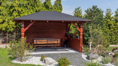 Pavillon Rechteckig Aus Holz 3 X 4 M Montage Im Preis Ebay