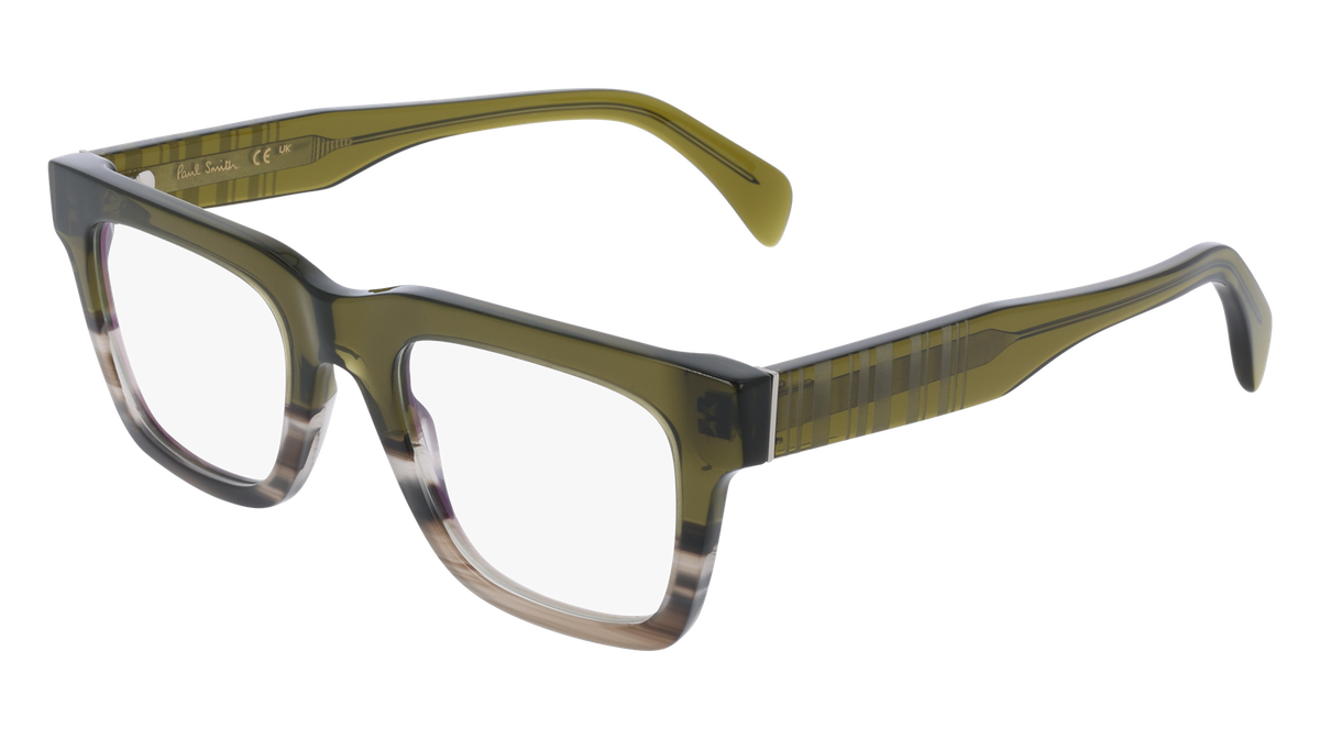 PAUL SMITH PS25607 METCALF 318 OLIVE/STRIPED OLIVE 50/21/150 MALE