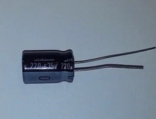 Lot of Nichicon 220uF 35 Volt Electrolytic Capacitors-Radial Leads  USA Seller