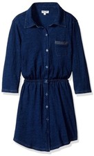  52 girls splendid blue dress Ls size 10 A23