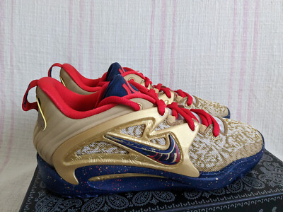 Nike KD15 Olympic Gold Navy Blue Red Undefeated DC1975 700 Men