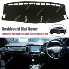 For Ford Ranger 2016-2021 Anti-UV Dash Mat Sunshade Carpet Dash Board Pad Cover