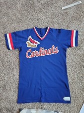 1977-78 Calgary Cardinals Game Worn Pioneer League Sand Knit Baseball Jersey L