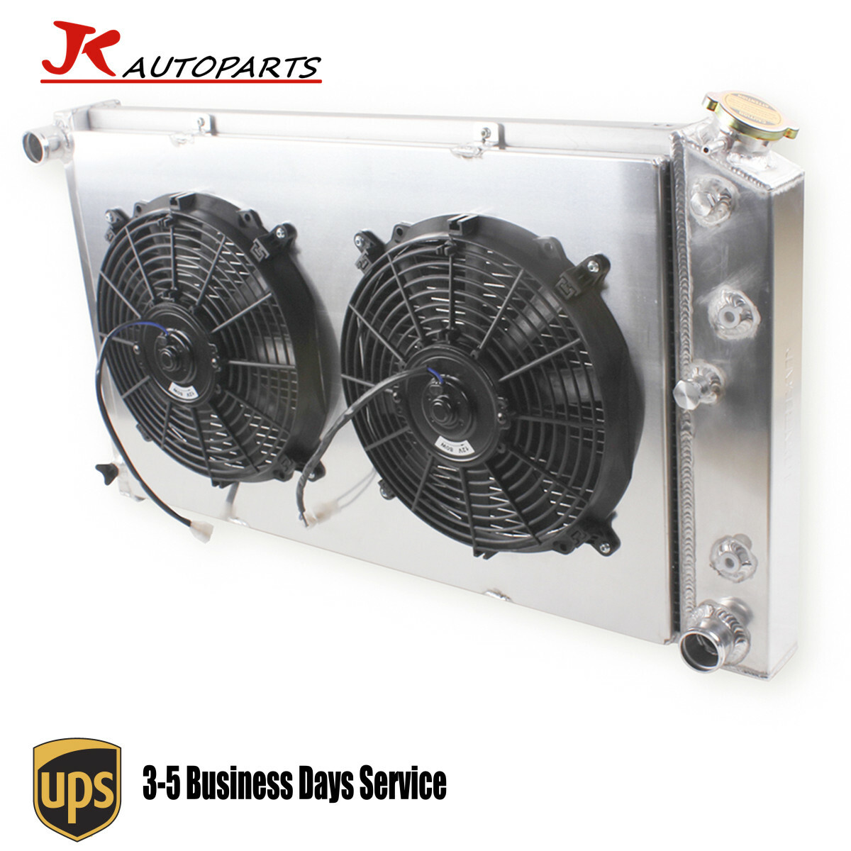 3 Row Aluminum Radiator For 1973-1986 Chevy/GMC C/K Series Trucks - 28" Wide Core, Direct Fit Replacement CC161