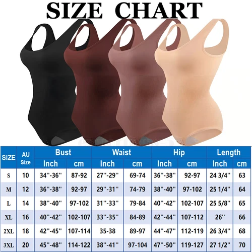 Women Full Body Shaper Shapewear Seamless Firm Tummy Control Slimming Bodysuits@ - Bild 2 von 21