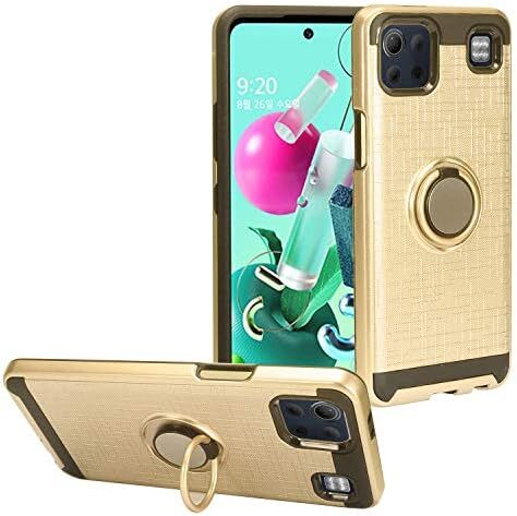 for LG K92 5G (LM-K920) - Phone Case w/Ring Stand - RS2 Silver