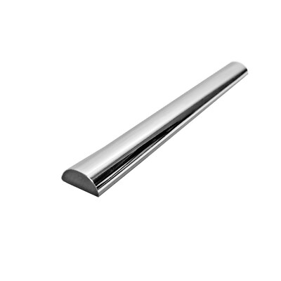 3/8'' Wide Chrome Extruded Trim Automotive Side Molding | 20' Roll | #ABHR20-S