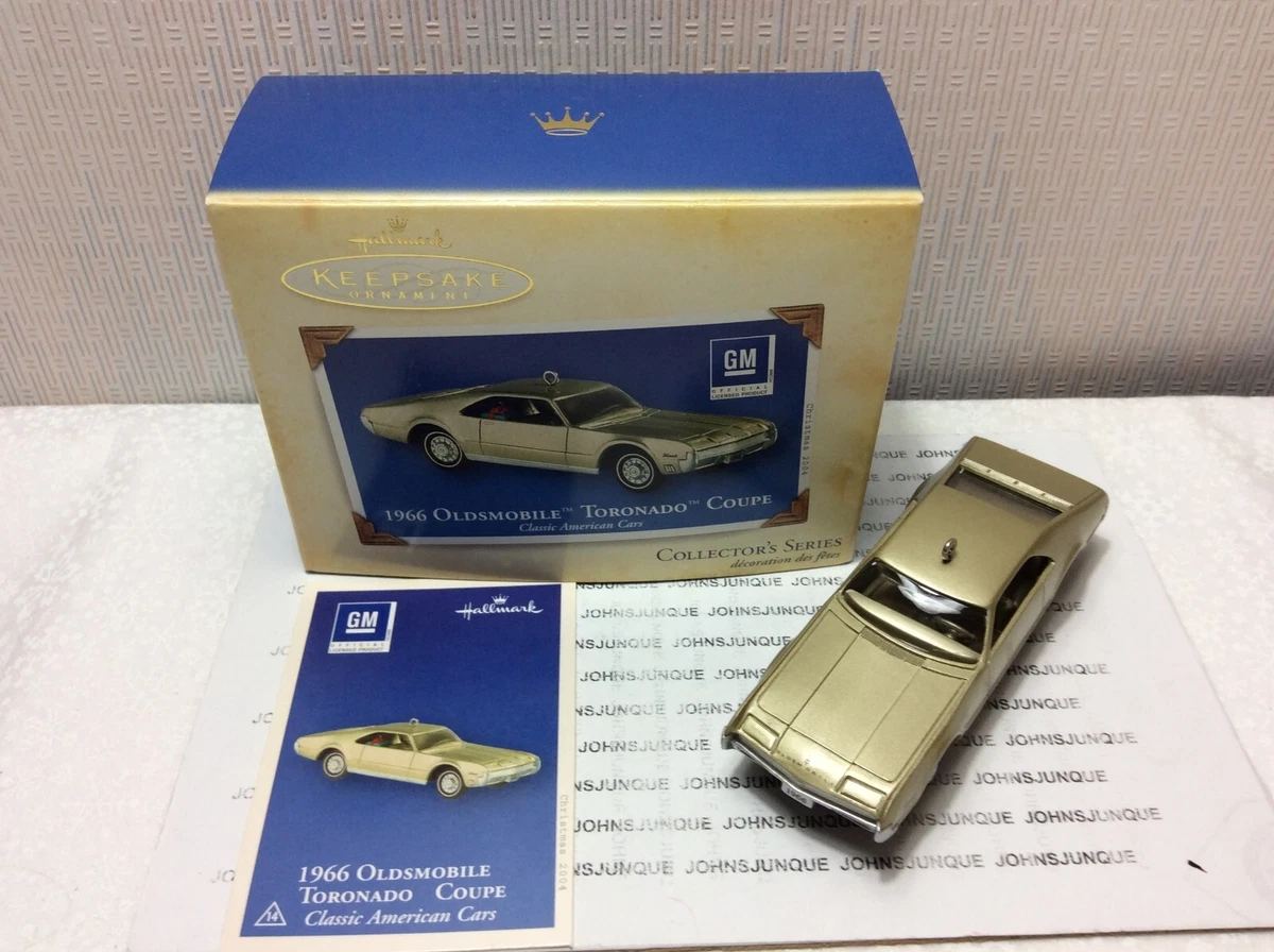 HALLMARK 1966 OLDSMOBILE TORONADO COUPE ORNAMENT New in box #14 Classic  Cars | eBay