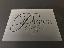 Peace Sign 3 Stencil 10mm or 7mm Thick, Peace, Love, Hippie, Airbrushing
