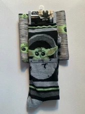 THE MANDALORIAN- The Child- Crew Socks & Bandana- Novelty Socks- Shoe Size 6-12
