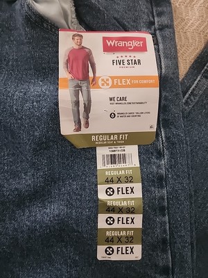 Authentic Genuine Wrangler 33 X 32 Regular Fit 5 Star Premium 