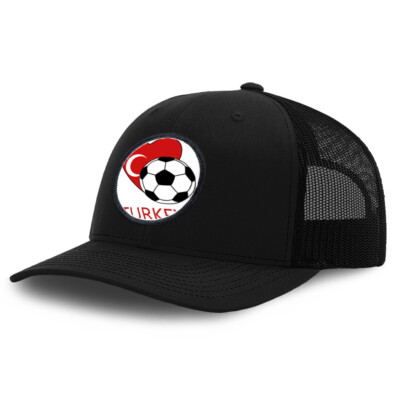 Patch Hat Trucker Baseball Cap Love Soccer Heart Turkey Style 2 Cotton