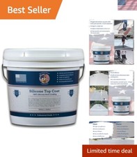 100 Silicone Roof Coating - Restore Your Roof in a Day - Seal Leaks, Cracks,...