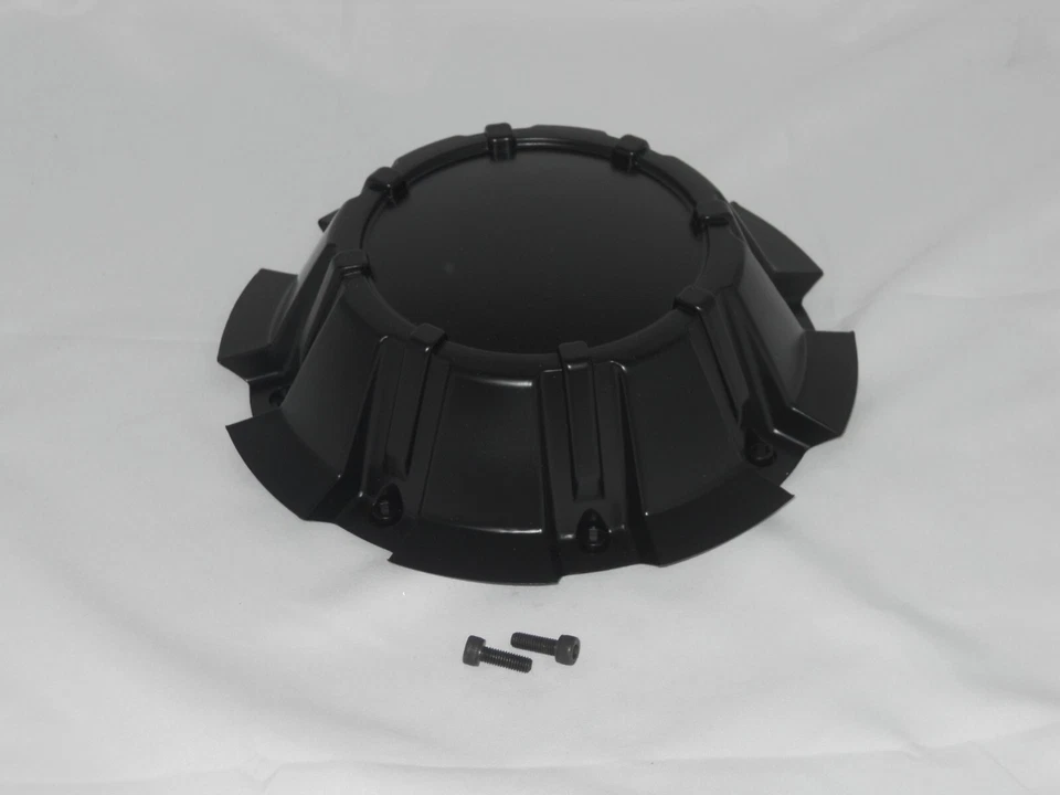 4 Pack - No Logo Replaces 3278 American Eagle Alloys Black Wheel Center Caps - Image 2 of 4