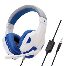 3.5mm Gaming Headset Mic Headphones Stereo Bass Surround For PS5 PS4 PC Xbox One