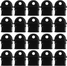 20 Pcs Mobile Phone Charging Dust Plugs Clear PVC Protective Covers Compatible w